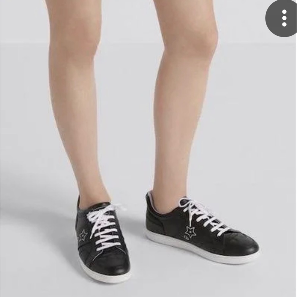 Christian Dior Women’s Star Sneakers, Black, Size 37.5